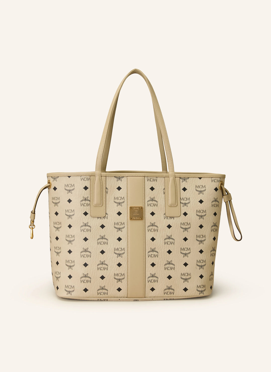 MCM Liz Shopper Medium Beige