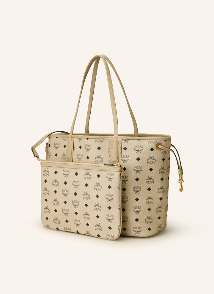 MCM Liz Shopper Medium Beige