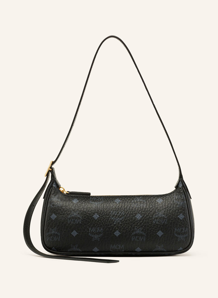 MCM Aren Shoulder Bag Black