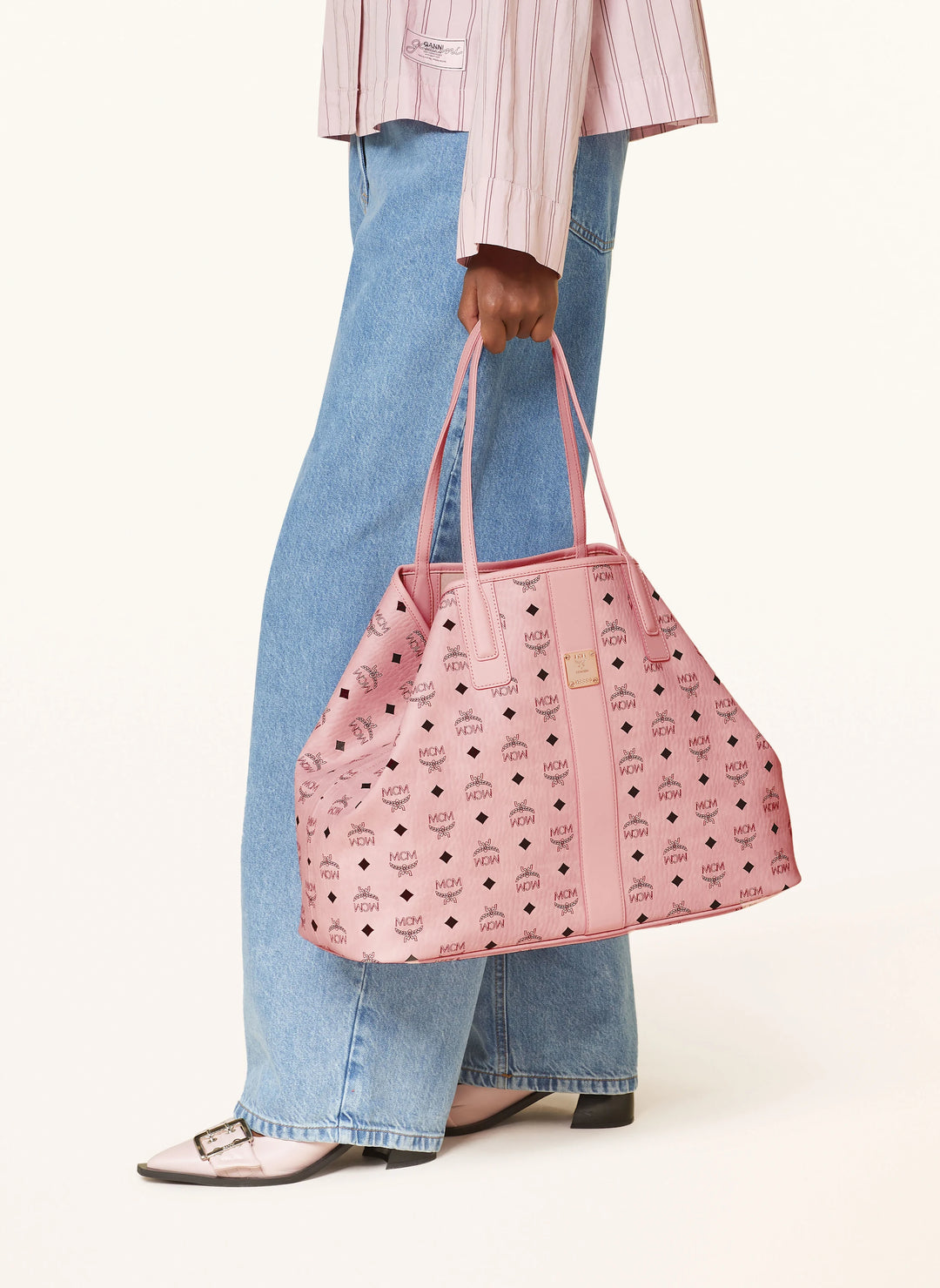 MCM Liz Shopper Large Rosa