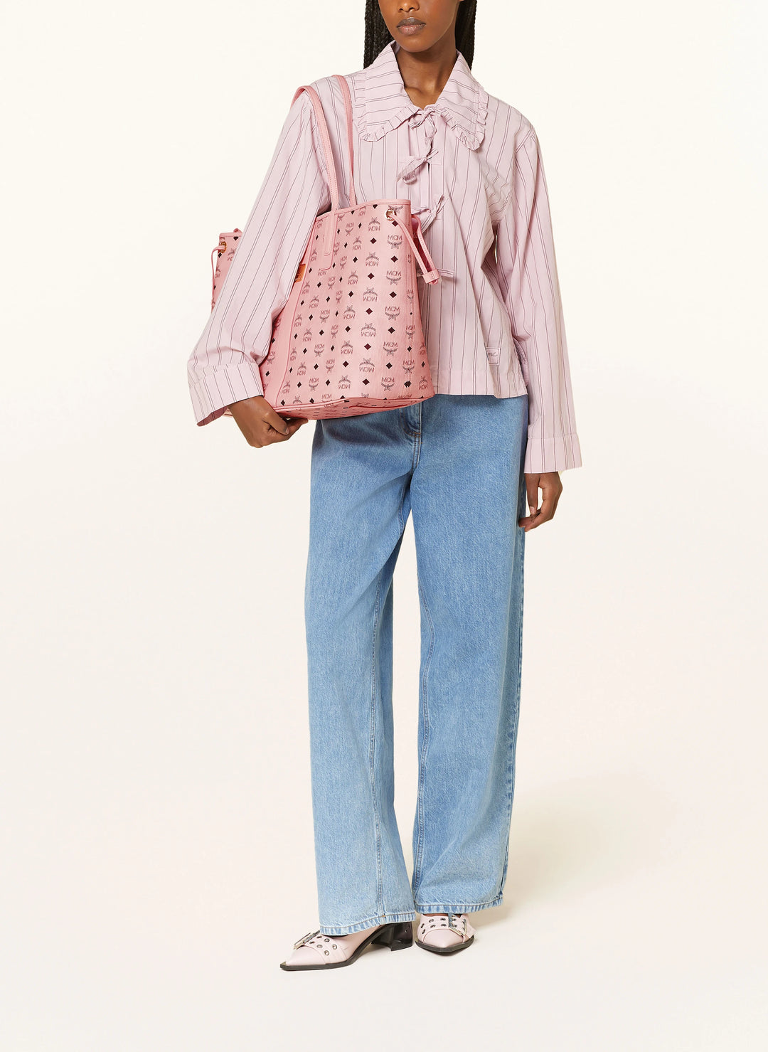 MCM Liz Shopper Large Rosa