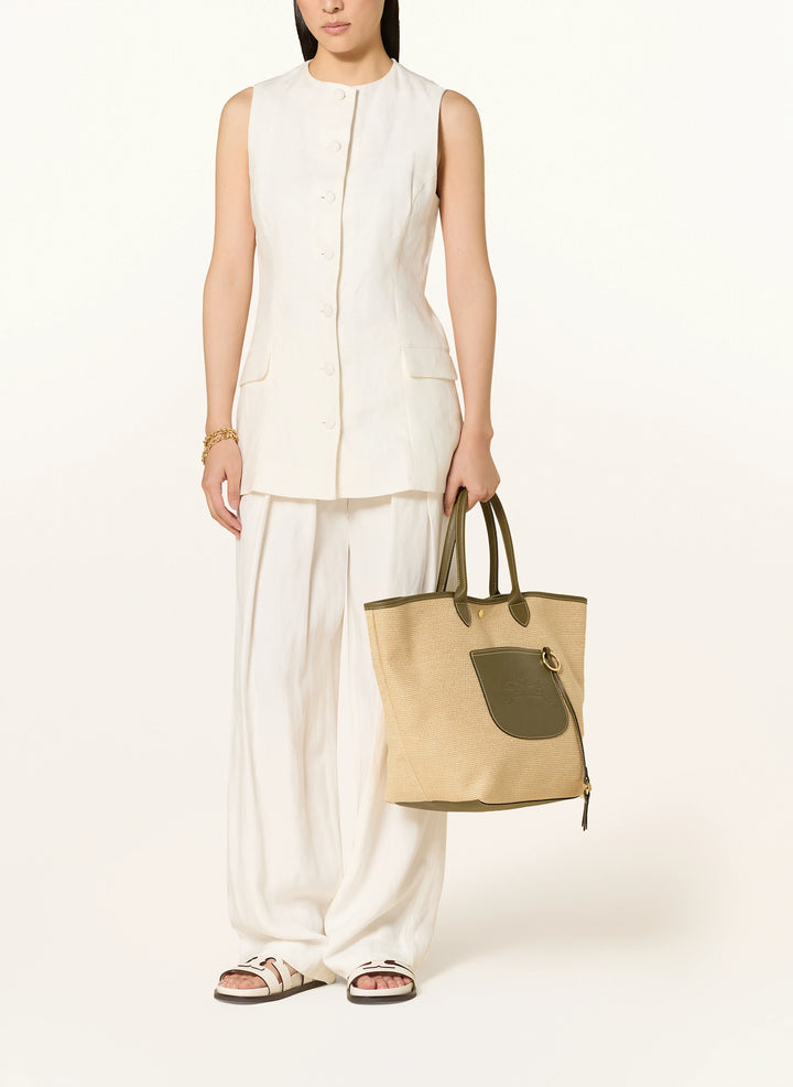 Longchamp Korbtasche L L Le Pliage Collection Artischocke