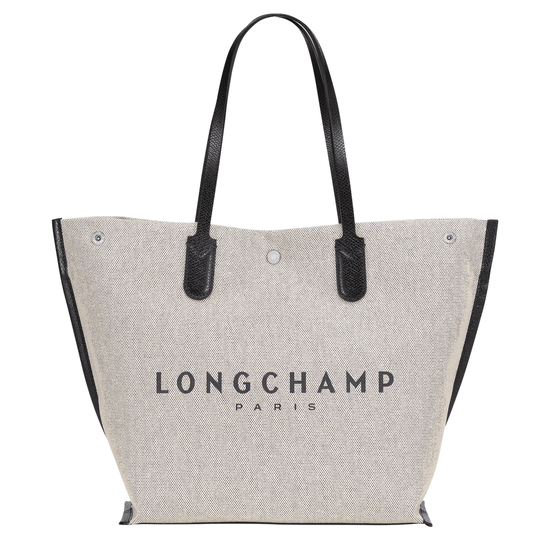 Longchamp L Essential Canvas Ecru