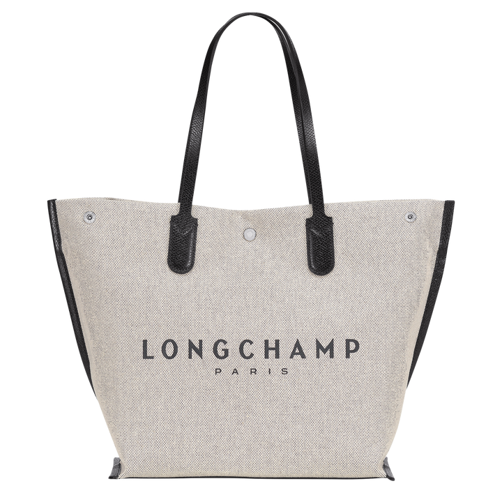 Longchamp L Essential Canvas Ecru