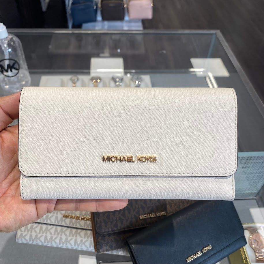 Michael Kors Geldbeutel Cream