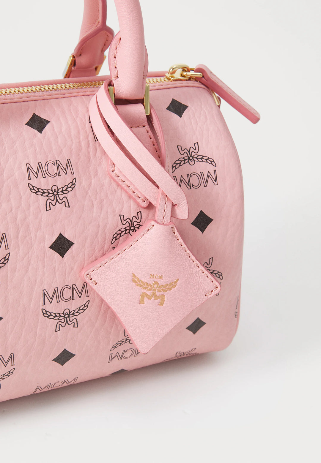 MCM Ella Boston Small Rosa