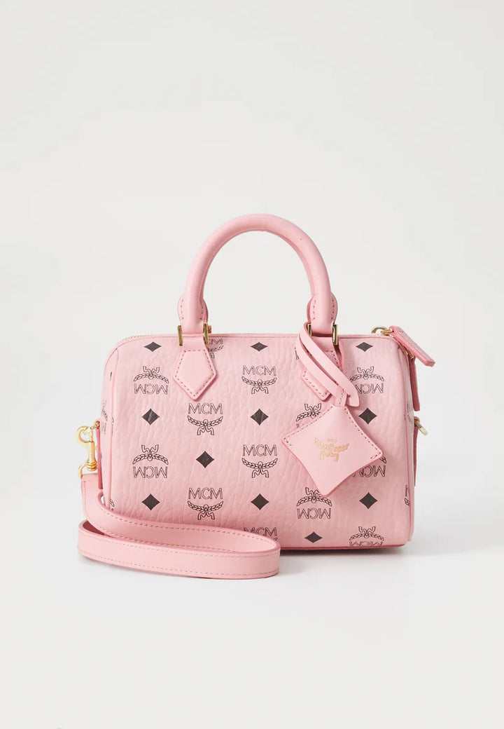 MCM Ella Boston Small Rosa