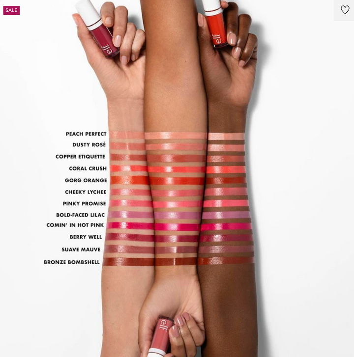 ELF Camo Liquid Blush Cheeky Lychee