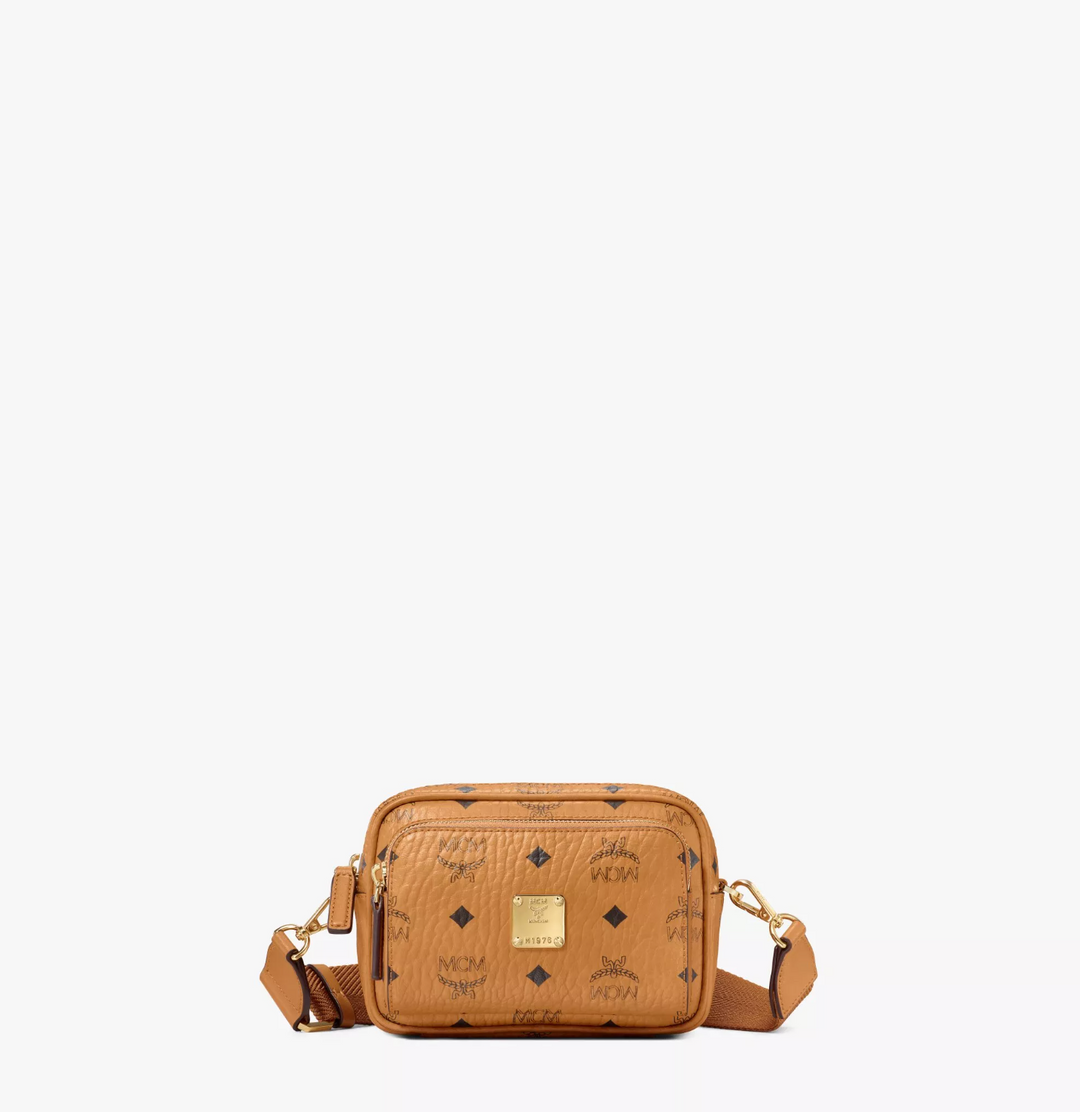 MCM Aren Umhängetasche in Cognac