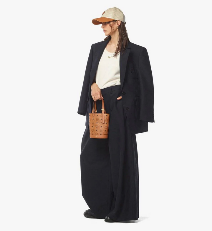 MCM Bucket Tote Cognac
