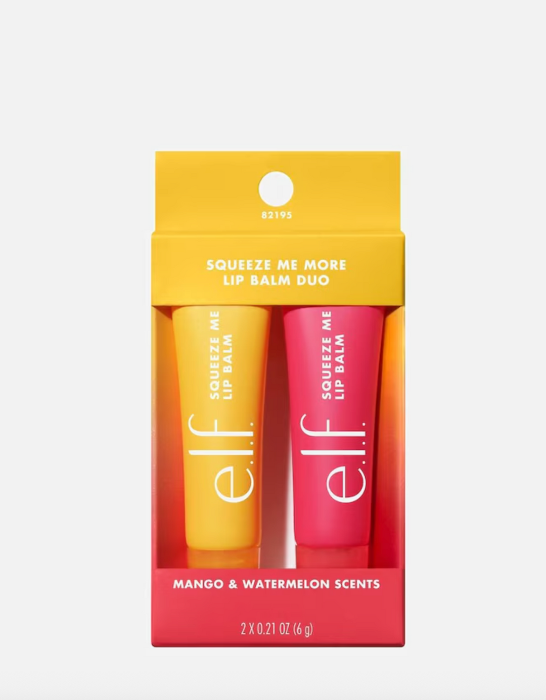 ELF Squeeze Me More Lip Balm Duo Mango & Watermelon Scents