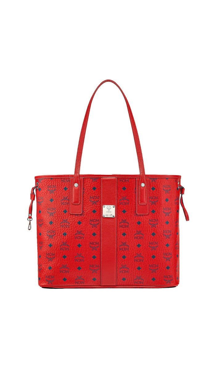 MCM Red Candy Medium Shopper