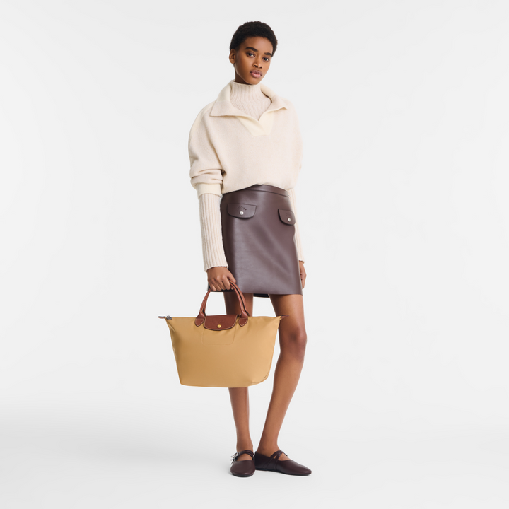 Longchamp Handtasche M Le Pliage Original Gelbbraun