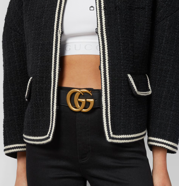 Gucci Gürtel schwarz