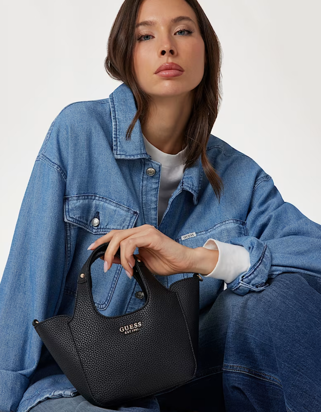 Guess Shopper Helina Klein Schwarz 2teilig