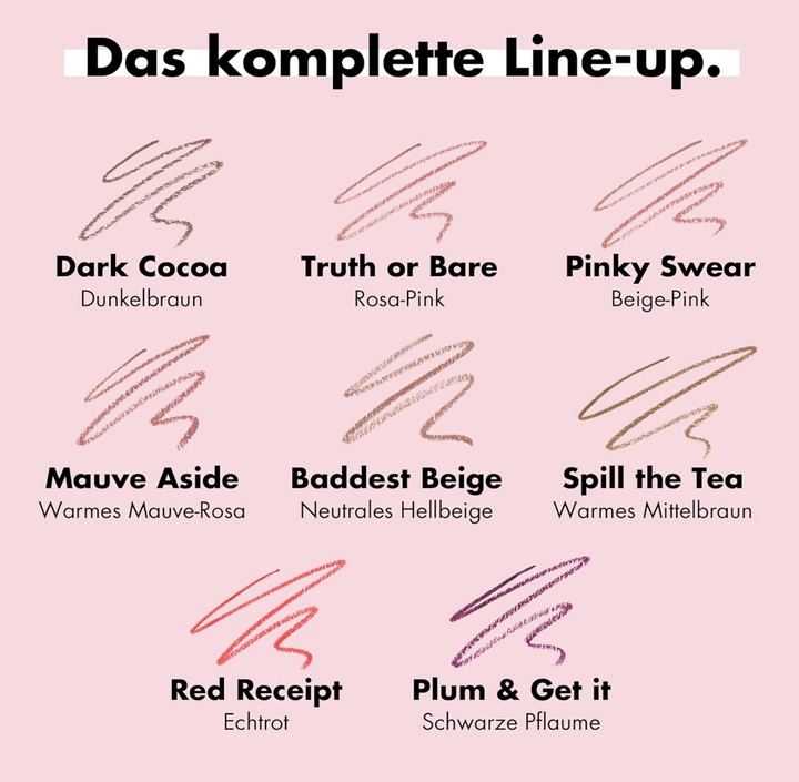 ELF Cream Glide Lip Liner Truth Or Bare Peachy Pink