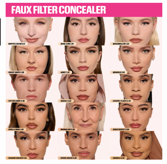 Huda Beauty Faux Filler Liquid Concealer Vanilla Swirl