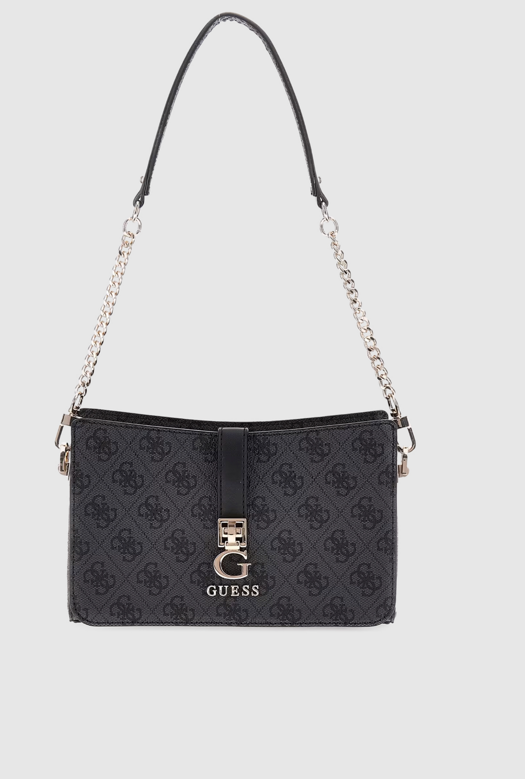 Guess Zamira Coal Logo Schultertasche