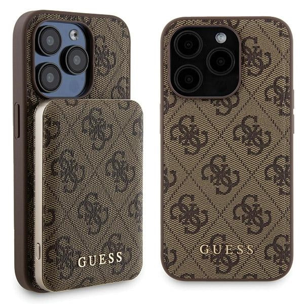 Guess Hülle & Powerbank im Set Brown