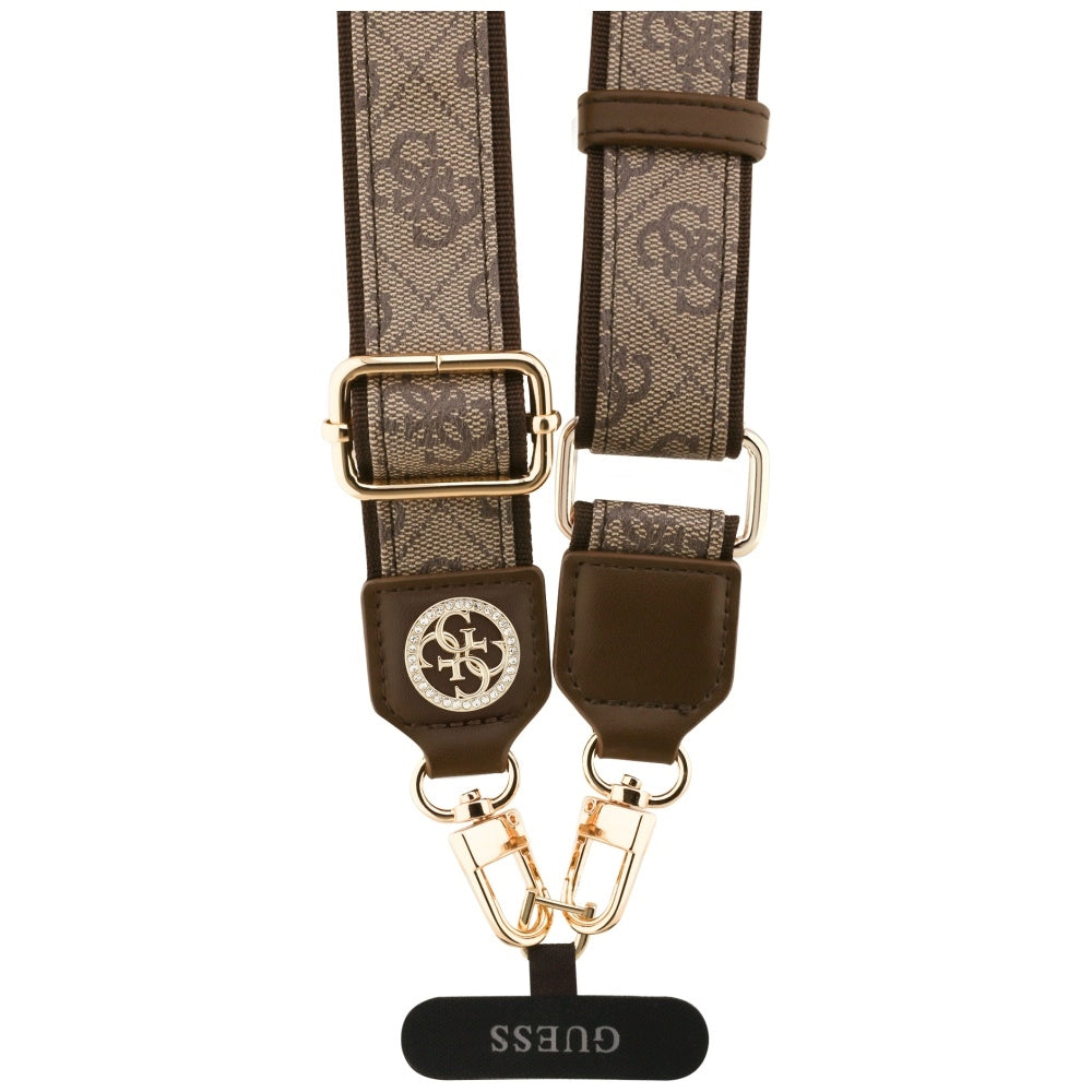 Guess Strass Metal Universal Handykette Black/Grau