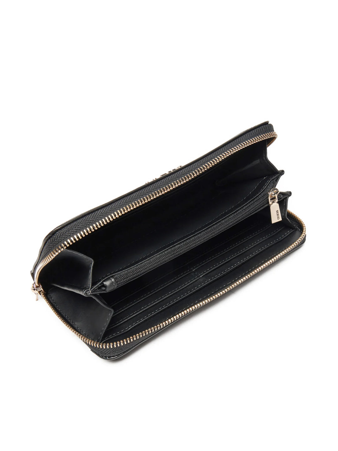 Guess Laurel Large Zip Geldbeutel Schwarz