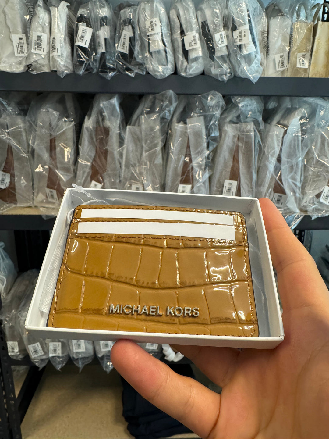 Michael Kors Cardholder Pale Peanut