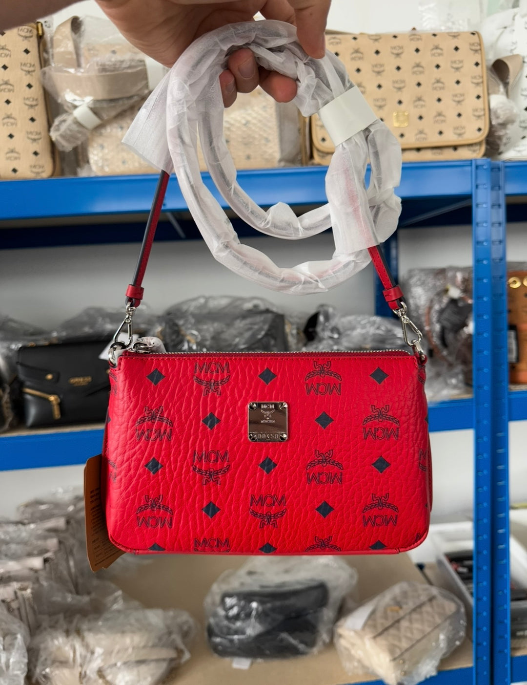 MCM Tasche Rot Limited Edition