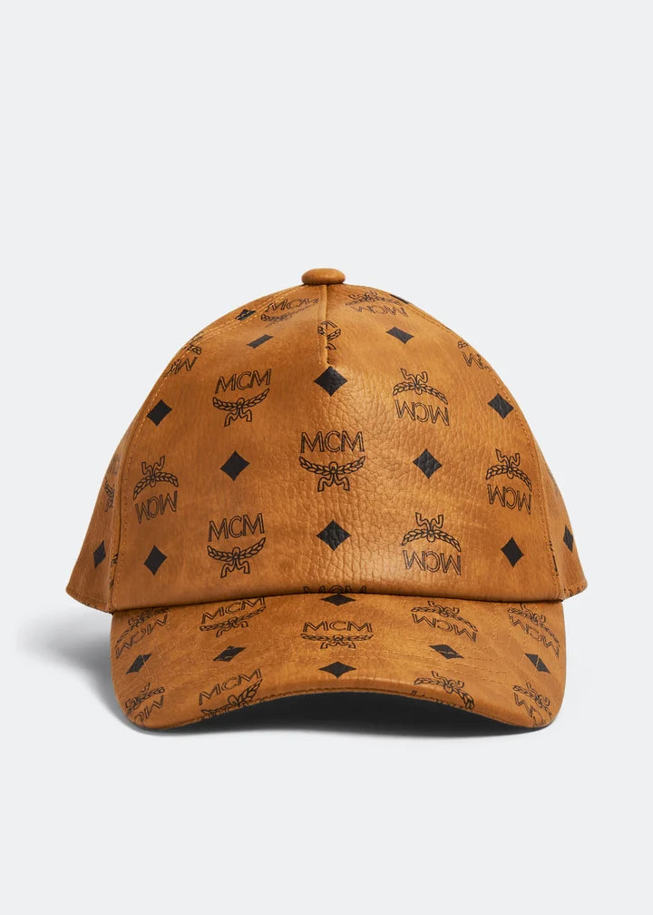 MCM Cap Visetos Cognac