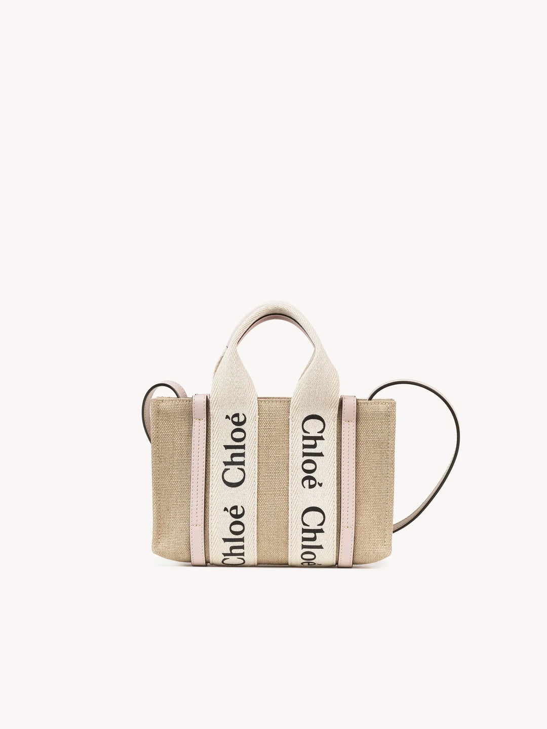 Chloe Tote Bag Mini Woody Cement Pink